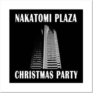 nakatomi plaza christmas party gift Posters and Art